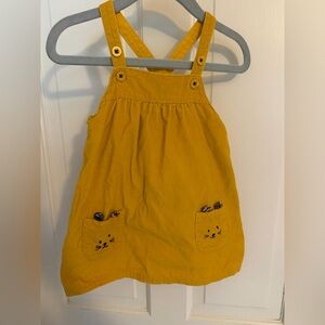Carter's Mustard Yellow Corduroy Jumpsuit Dress